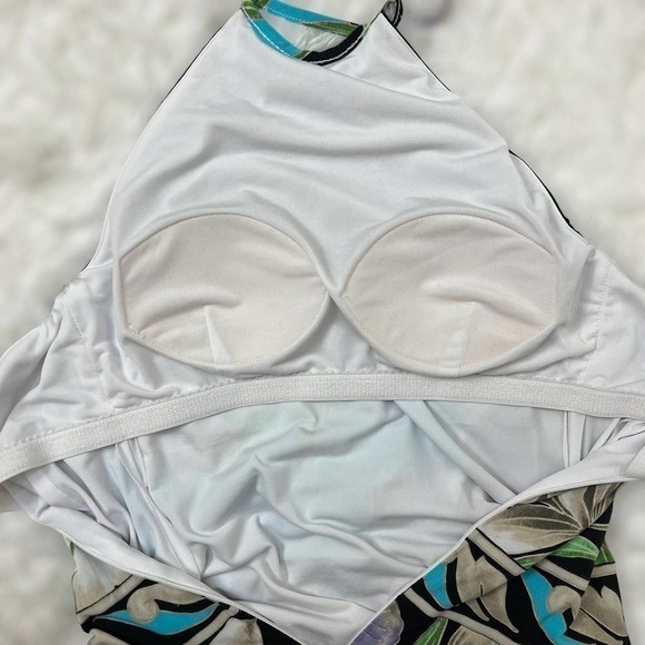 Cache Y2K Floral Halter Dress Lightweight Stretch Size Small - Picture 16 of 16